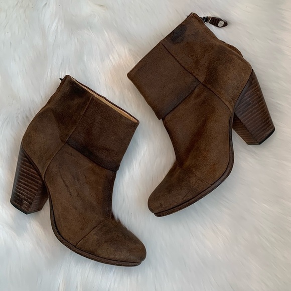 Rag & Bone Suede Booties - Picture 1 of 12